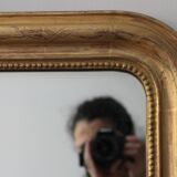 Gilded Louis Philippe mirror dated 1896