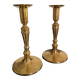 Pair of old bronze candlesticks