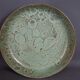 Celadon green porcelain cut Ateliers de Sèvres J. Mazeaud J. Faverot 26 cm sb