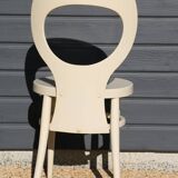 4 BAUMANN white seagull chairs