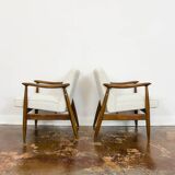 Customizable Pair Of Restored Mid Century Armchairs, 1960s