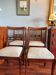 Suite de 4 Chaises d'Époque Restauration (XIXe siècle) – Style Anglais