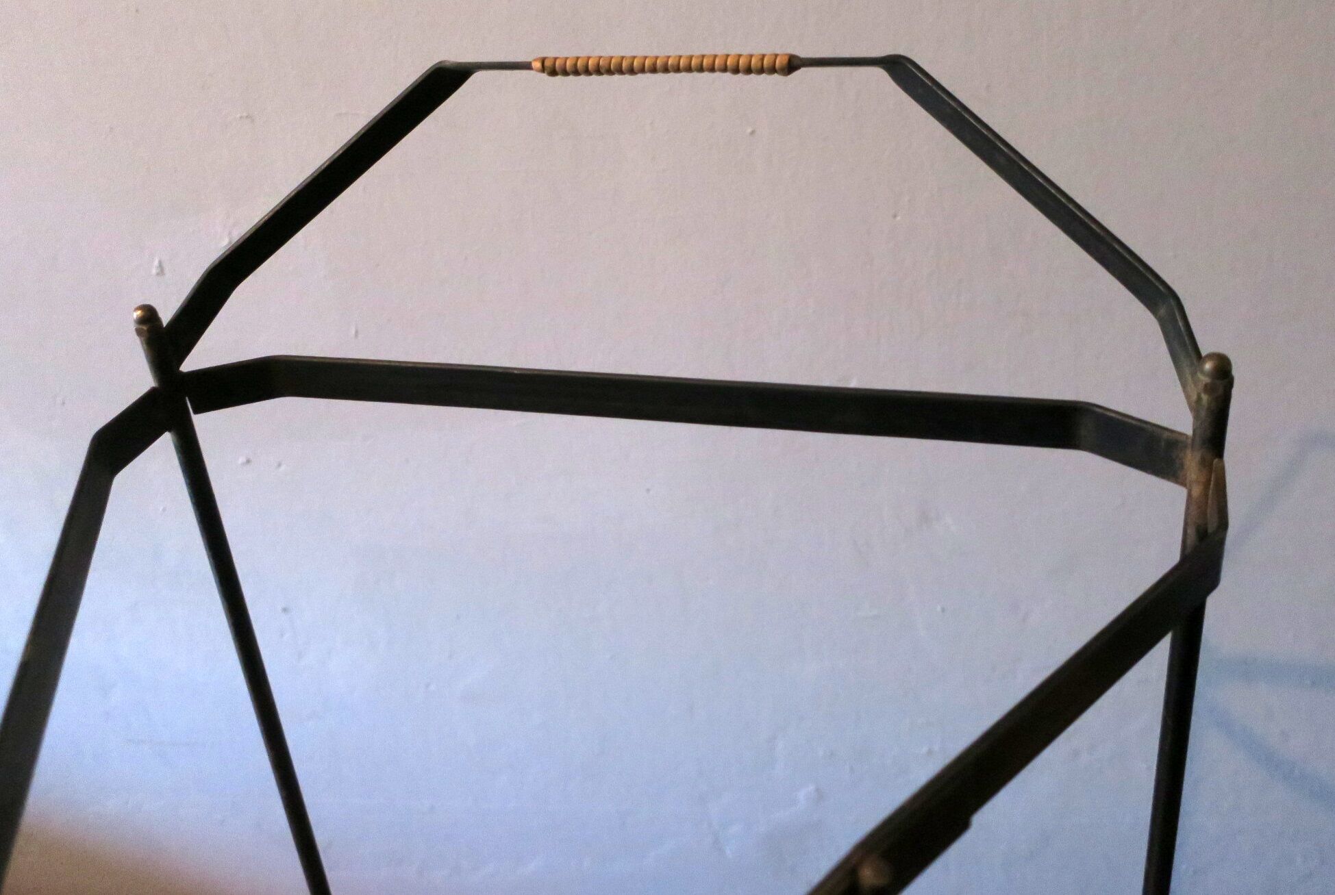 Swedish teak foldable serving trolley by Ary Fanerprodukter, 1960s