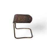 Early cantilever tubular steel stool by Mart Stam, 1930s