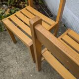 Paire de chaises de style André Sornay