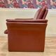 Pair of "Erpo" designer adjustable leather armchairs.