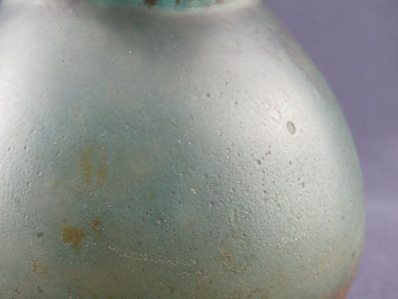Glass paste pitcher signed De Feure for Daum