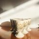 Set of 6 mazagrans in stoneware - coffee cups