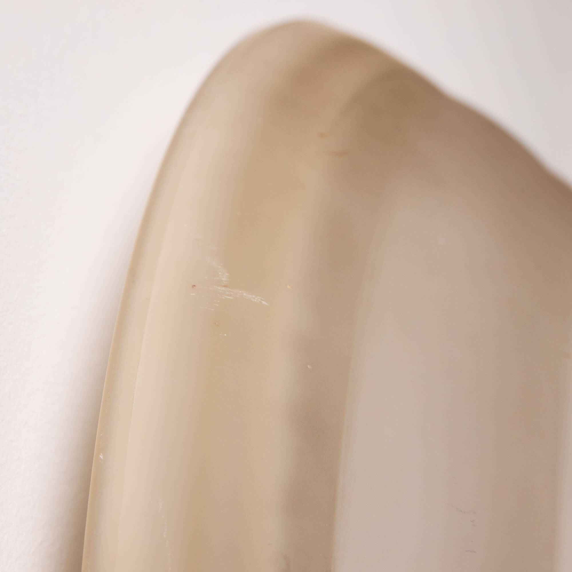 Glass wall lamp by Orion