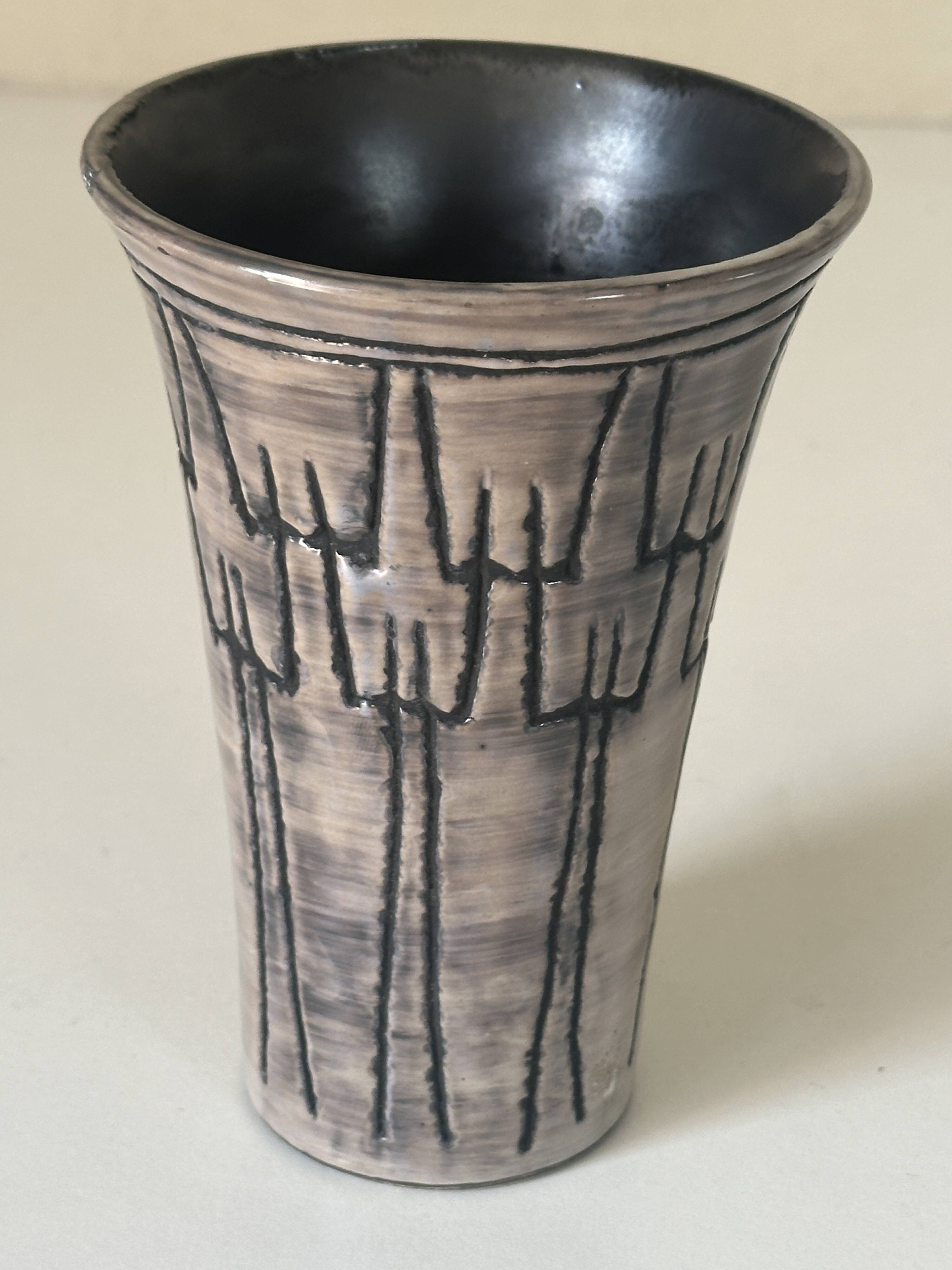 Vintage ceramic vase from the 60s
