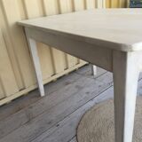patinated farmhouse table