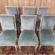 Suite de 6 chaises de style Louis XVI RINCK en bois réchampi