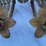 Pair of metal wall lights from the 60s/70s