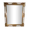 Miroir à pareclose en bois doré et sculpté - 90 x 74cm