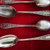 10 petites cuillères en Argent - origine Britannique période Victorienne