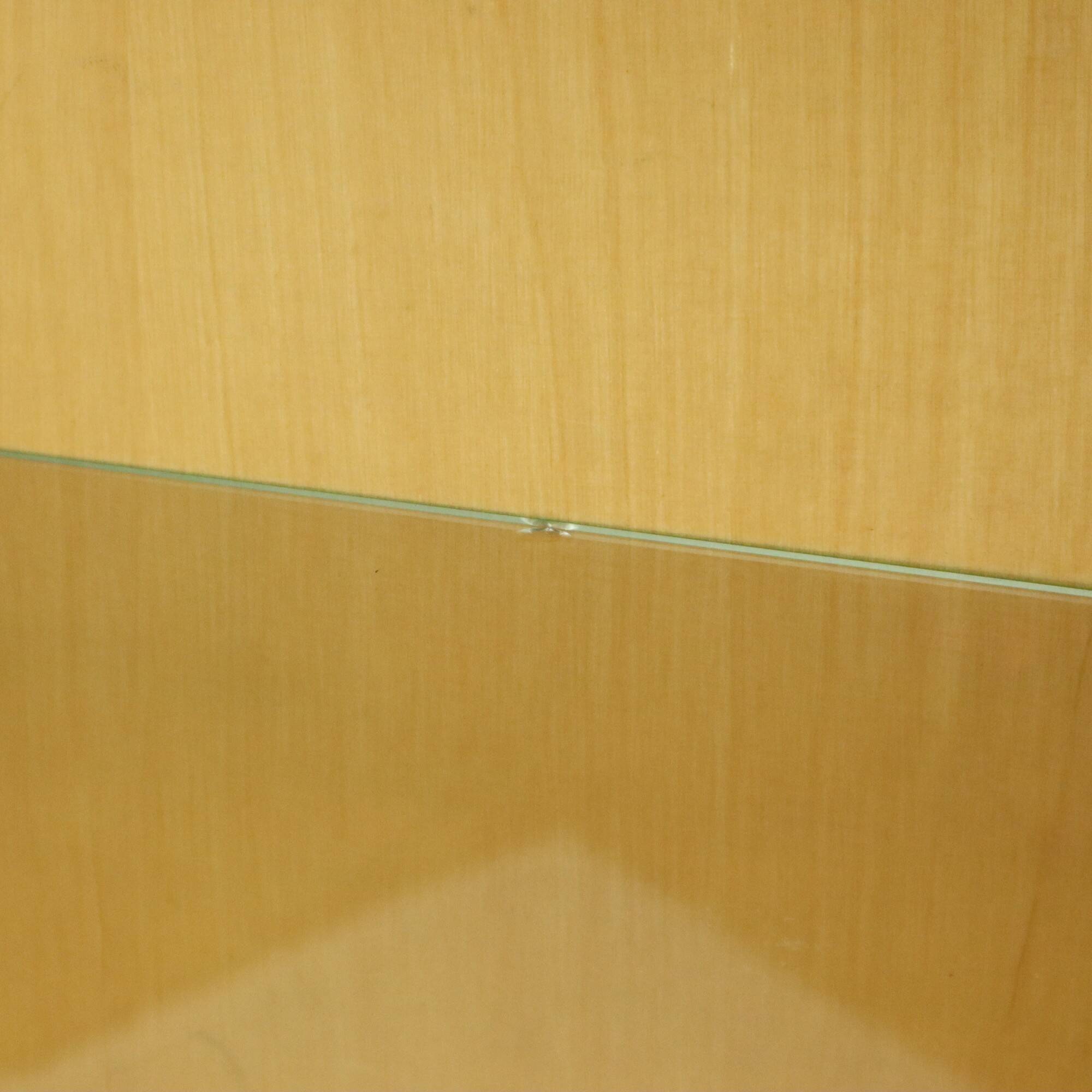 Large Wooden Display Cabinet Teak Veneer Sixties Design 110cm