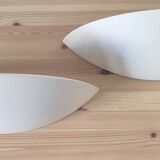 Pair of mineral wall lights from the SEDAP France workshop