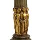 Classical Gold Column Resin Pillar Baroque Style 20th Century
