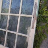 Old glass door