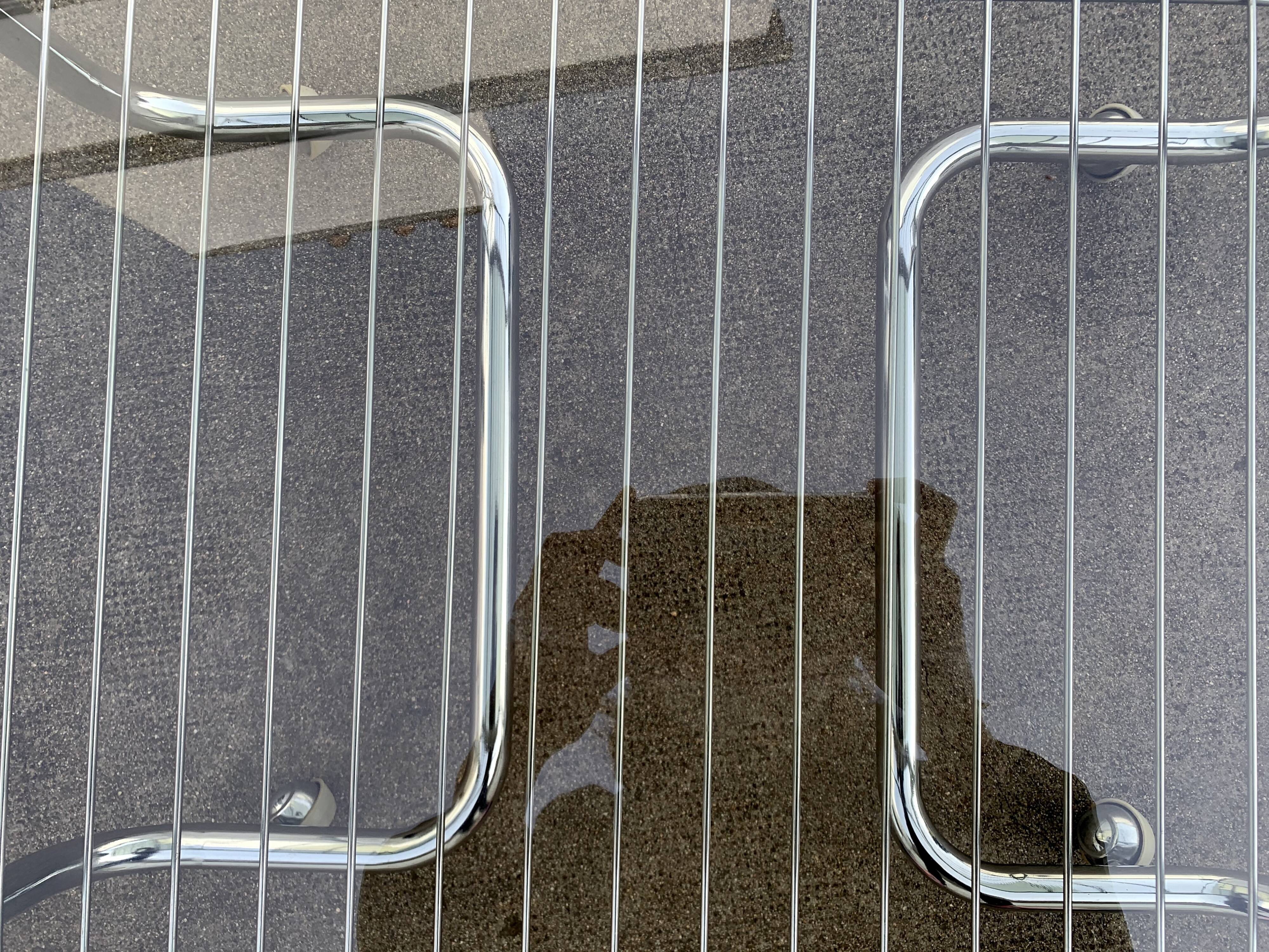 Glass coffee table and  tubular structure 70