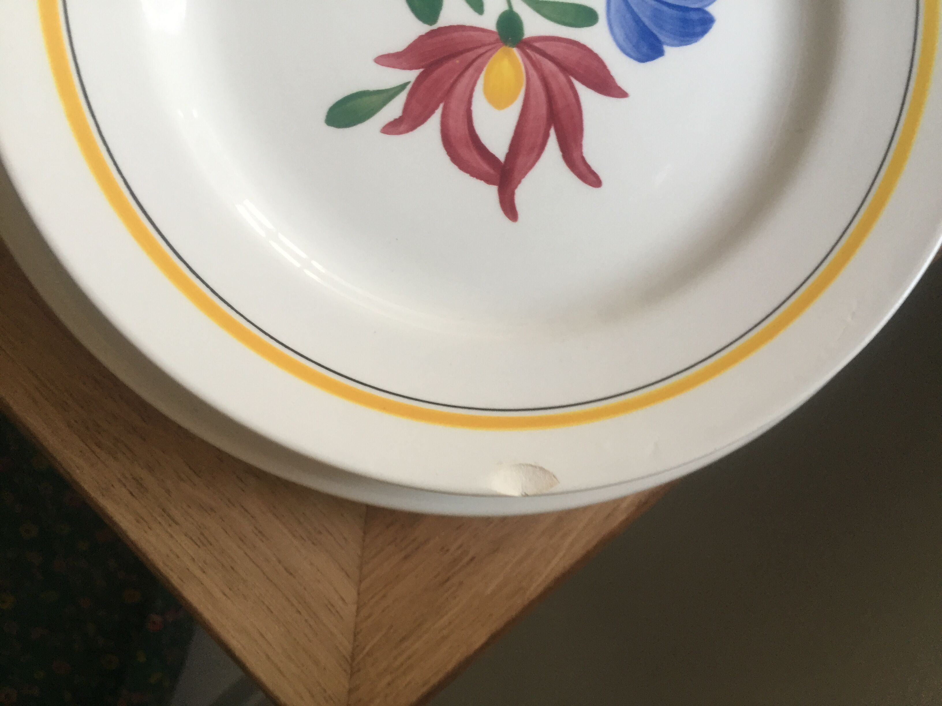 Lot of tableware Digoin Sarreguemines model Dunkirk