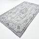 5x9 Vintage Soft Pastel Gray Oriental Pattern Turkish Rug, 160x271Cm
