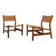 Pair of weekend armchairs by Pierre Gautier Dalaye 1955