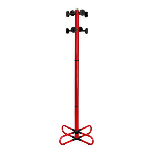 Porte-manteau en métal - rouge