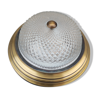 Ceiling lamp wall lamp globe glass pineapple vintage art deco style Sayol Spain