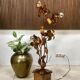 Gilded metal Florentine table or floor lamp by Hans Kögl, 1960s