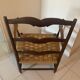 Provencal armchair fireplace corner