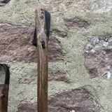 Bâtons de ski vintage en bois 1920s french old ski décoration chalet alpes