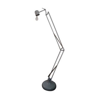 Articulated foot lamp industrial style light grey switch to foot bulb ergot