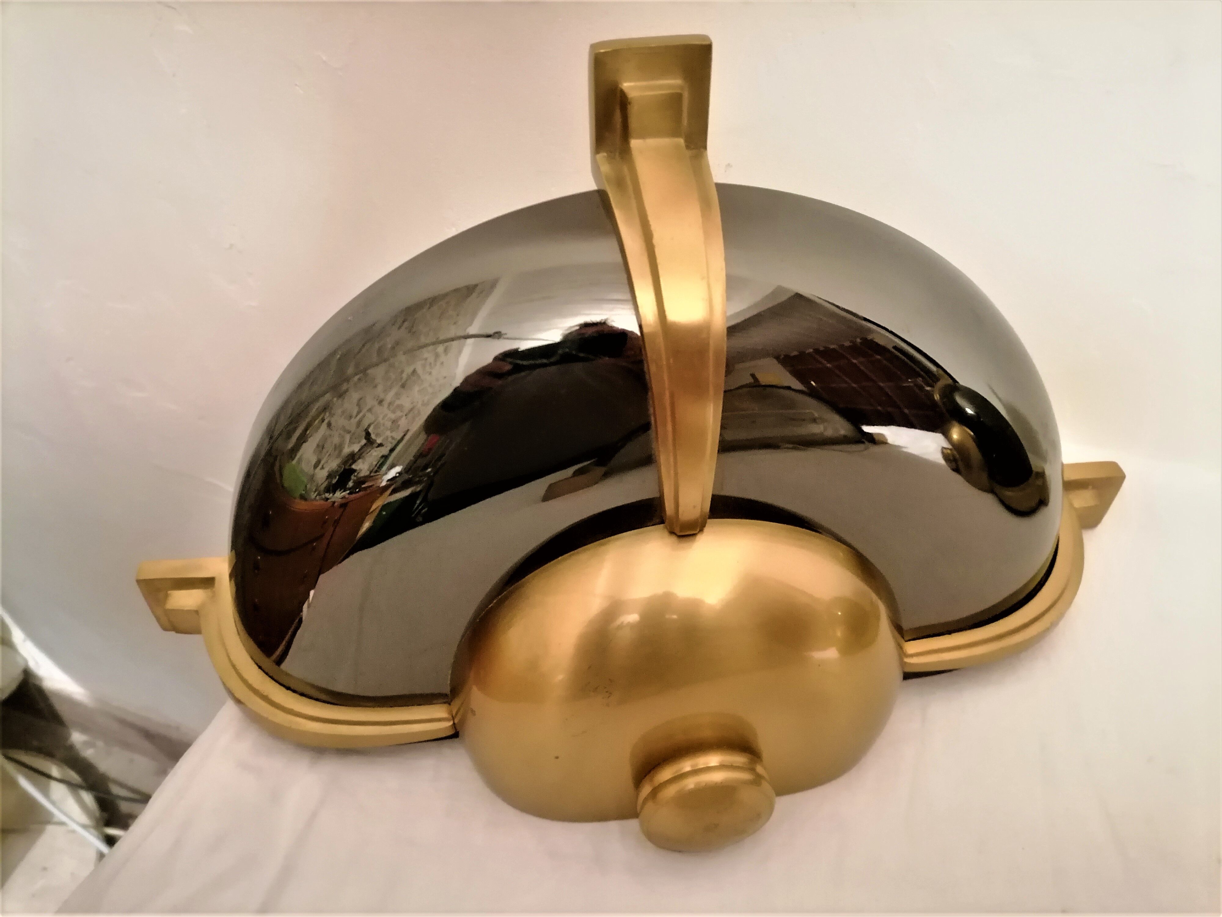 Suite of 3 art deco wall lamps