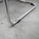 Bauhaus 1970s cantilever armchair in black leather