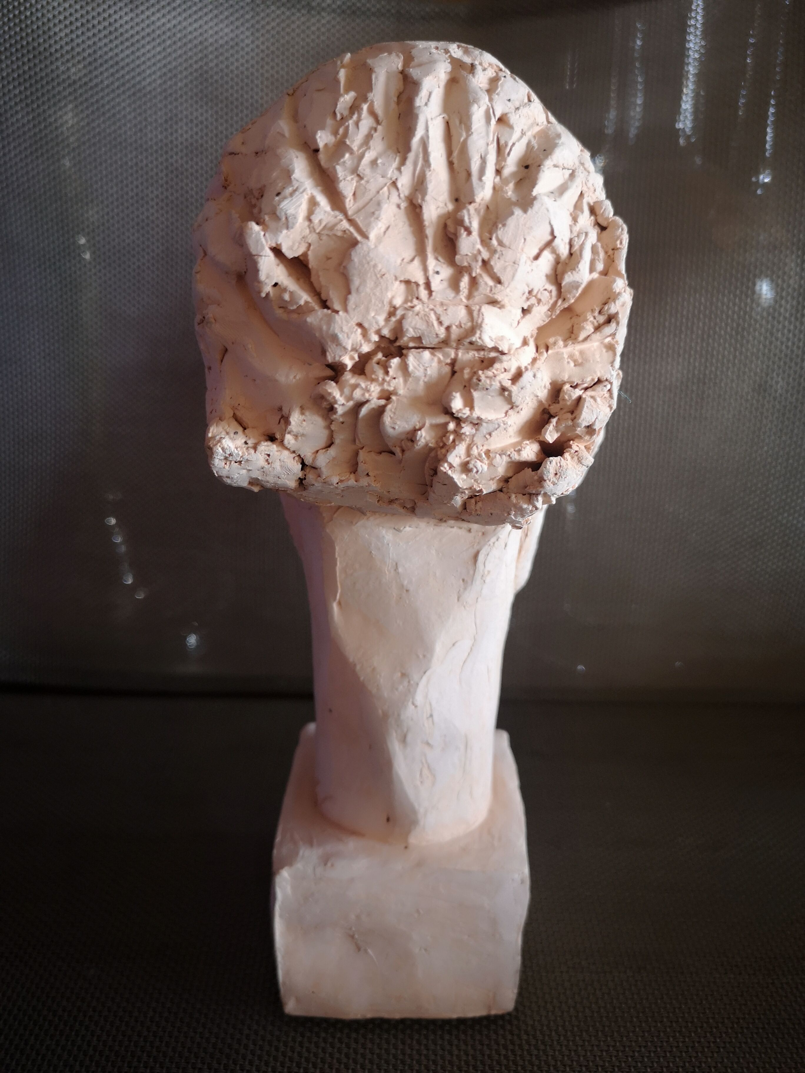 Bust woman terracotta - Inspiration Modigliani