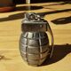 Briquet de table Vintage Grenade "Combat P.G.L." Japan 1950/60 - Complet