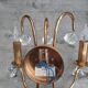 Pair of 1970's Boulanger gilt wall sconces