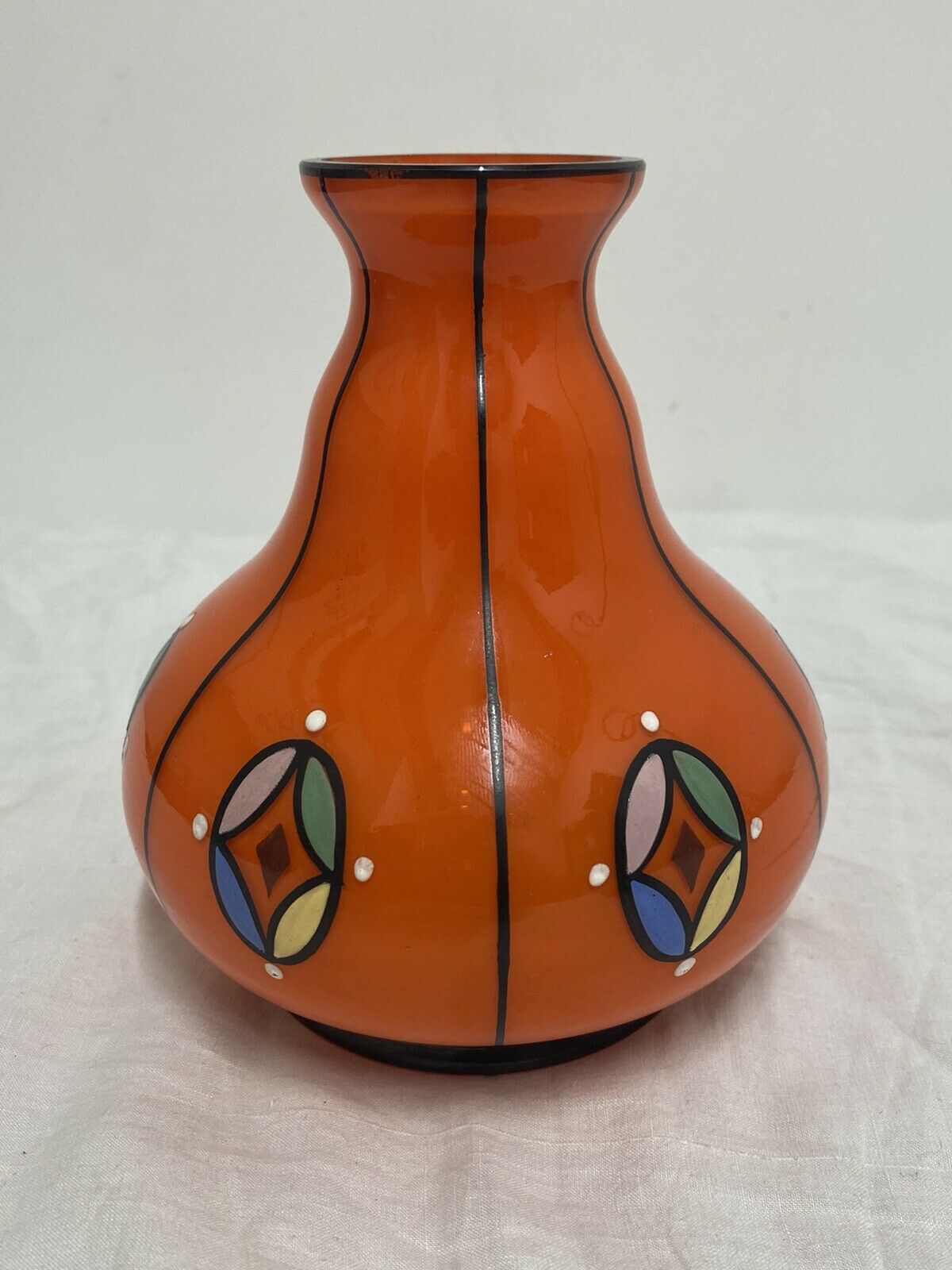 Vase Tango by Michael Powolny for Loetz glass period secession year 1915