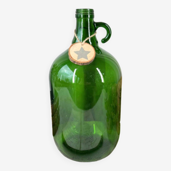 Bonbonne en verre vert 3 litres