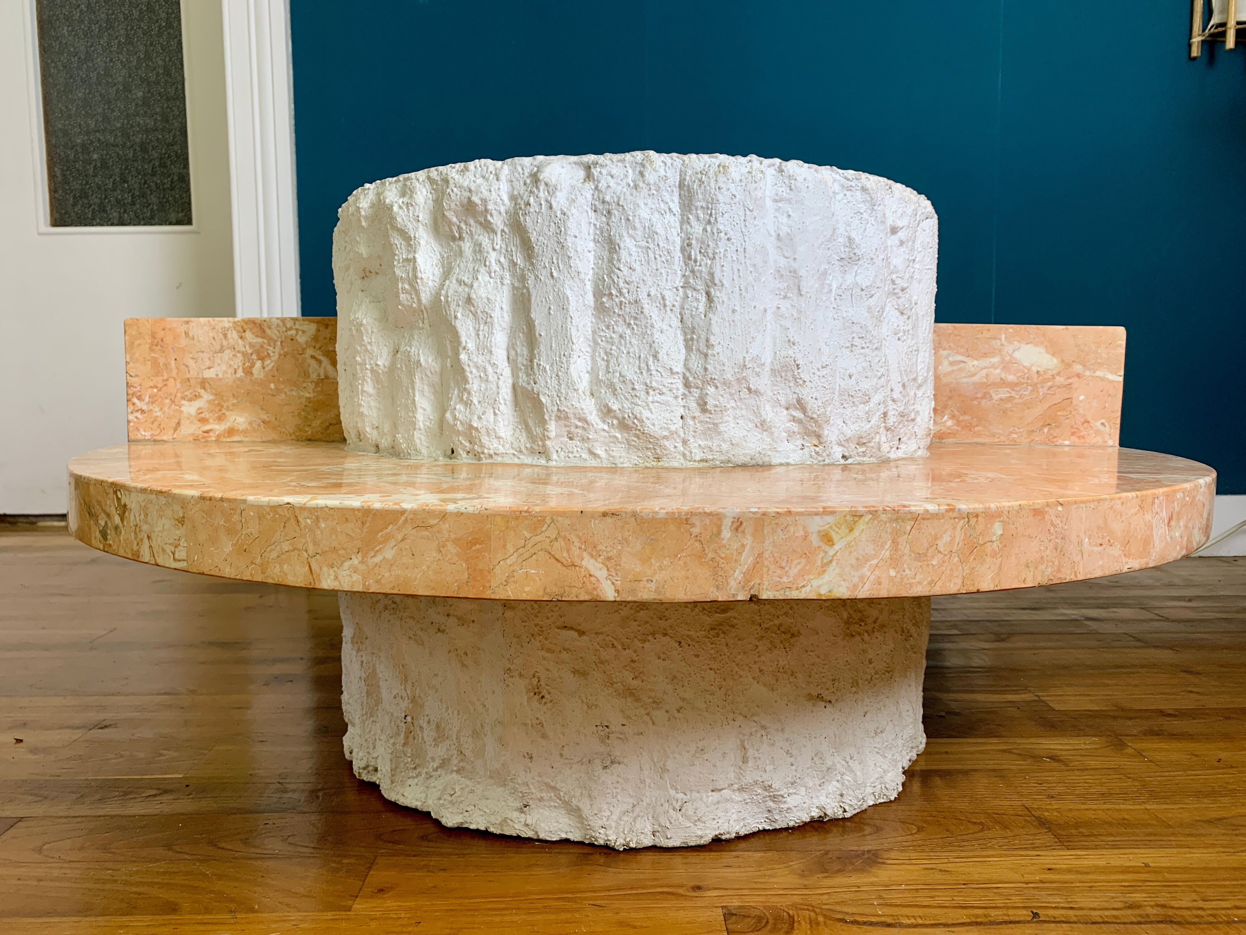 Table basse en travertin Magnussen Ponte