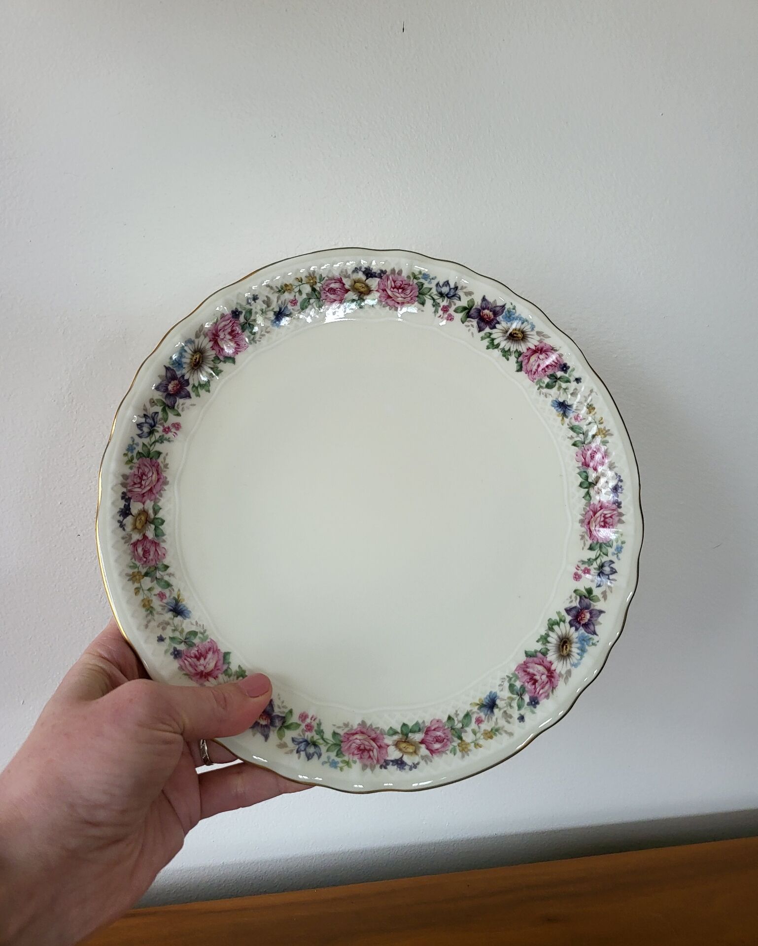 Limoges Bernardaud pie dish, cake in porcelain