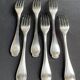 6 christofle pompadour table forks