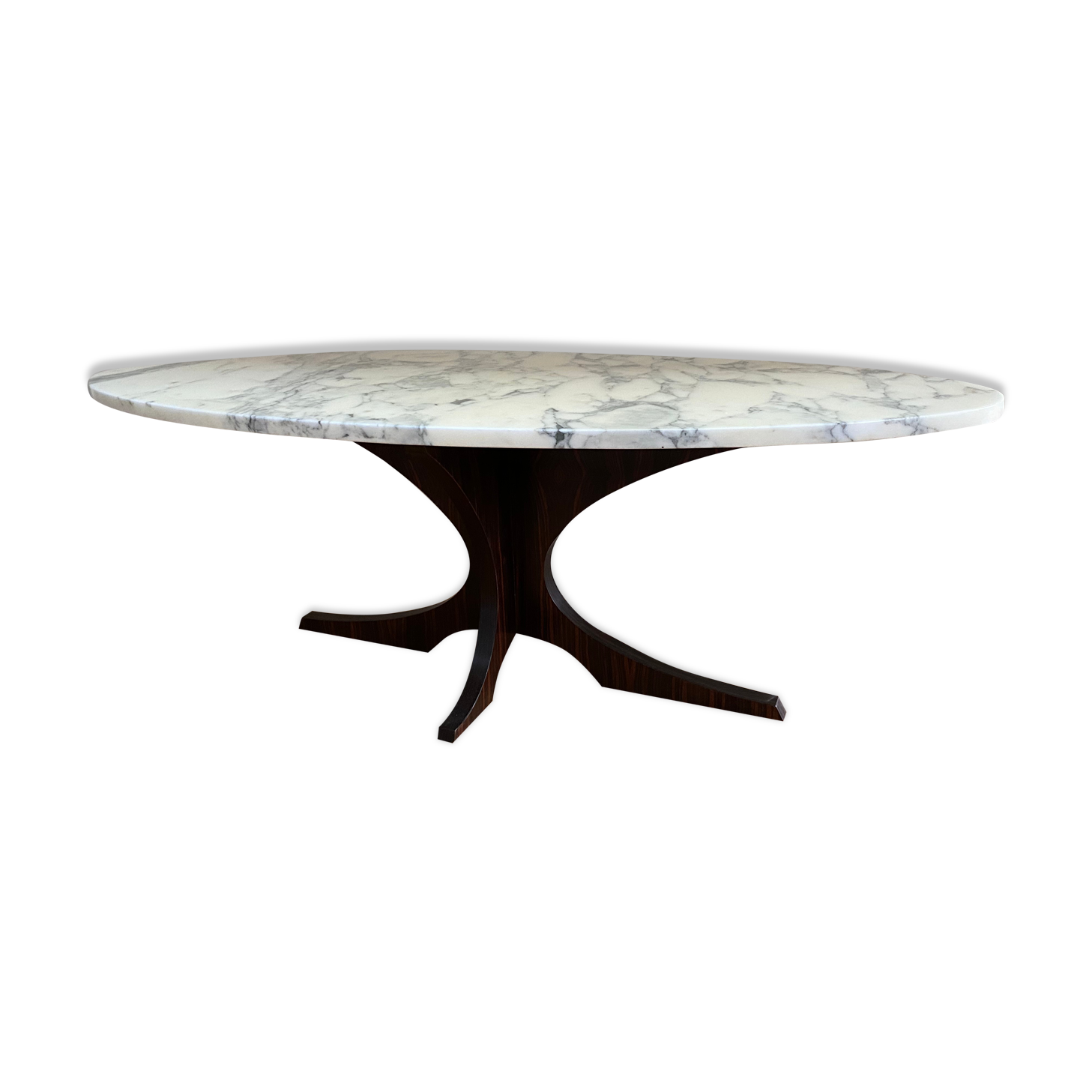 Coffee table with marble top