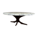 Coffee table with marble top