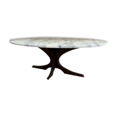 Coffee table with marble top
