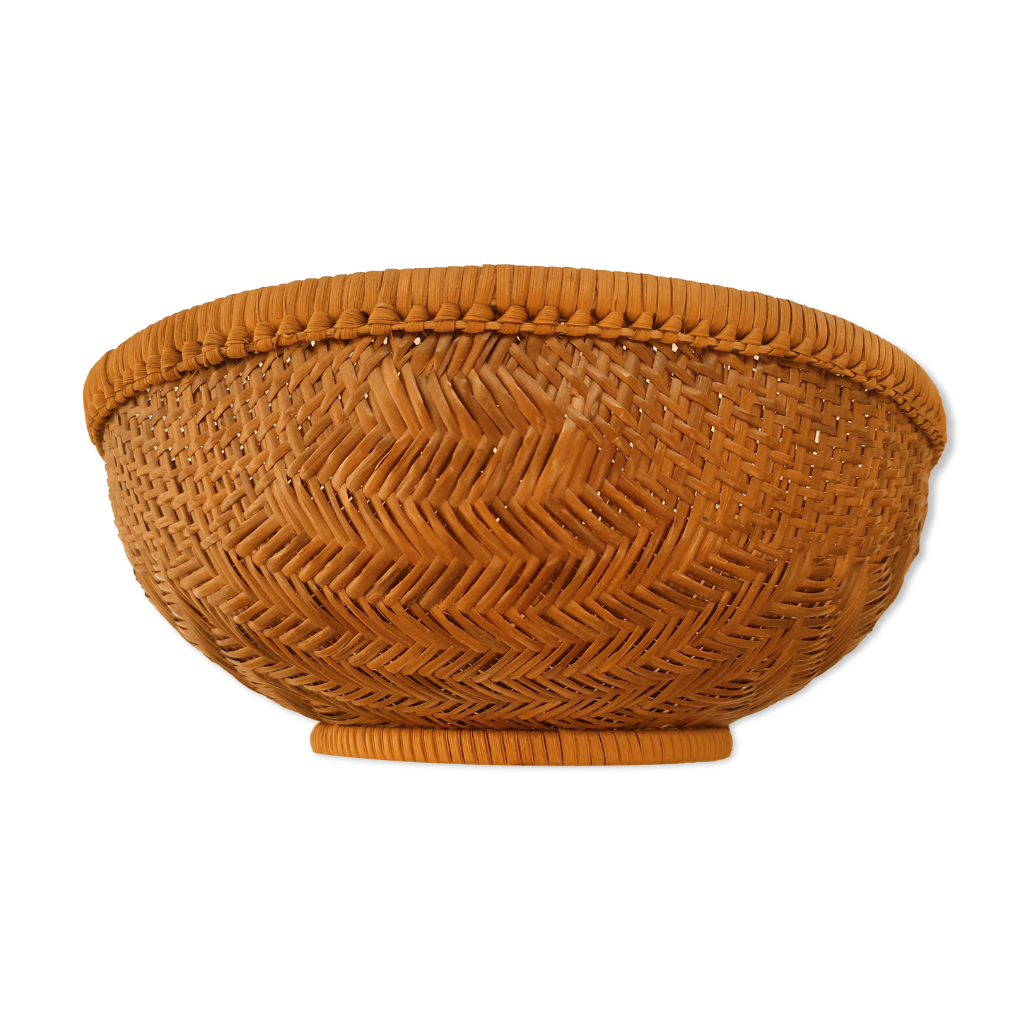 Hand braided basket