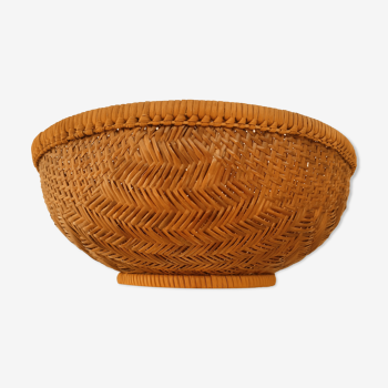 Hand braided basket