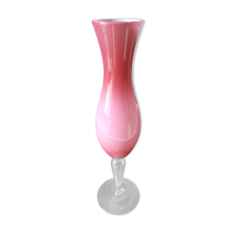 Vase en verre opaline