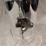 Superb silver-plated ice bucket by Christofle Anemone